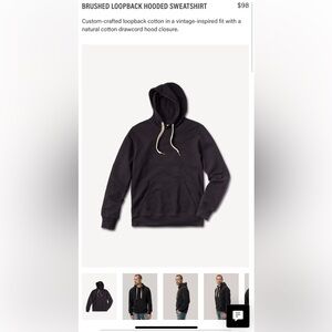 Buck Mason Loopback Hoodie